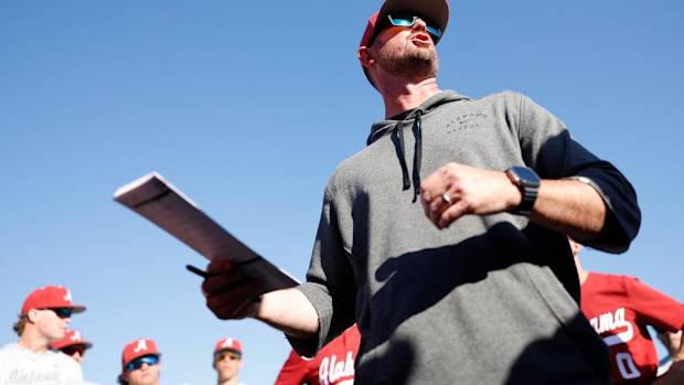 Alabama baseball head coach Rob Vaughn.